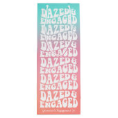 ぼんやりとエンゲージ ピンクアクア レトロ ワインギフトバッグ (裏面)