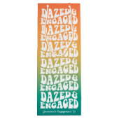 ぼんやりとエンゲージ レトロテキスト ワインギフトバッグ (裏面)