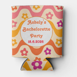 ぼんやりと夢中になれるレトロな70年代の花嫁パーティー オーダーメイド 缶クーラー