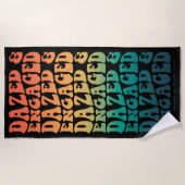 ぼんやりと夢中 ビーチタオル (正面)