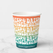 ぼんやりエンゲージメントレトロパーティー 紙コップ (裏面)