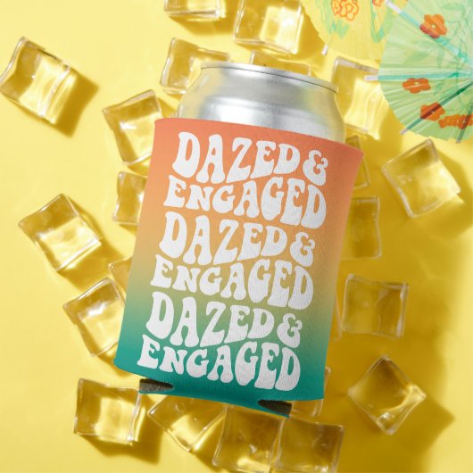 ぼんやり夢中 レトロ ブライダルシャワー 缶クーラー (インサイチュ 夏)