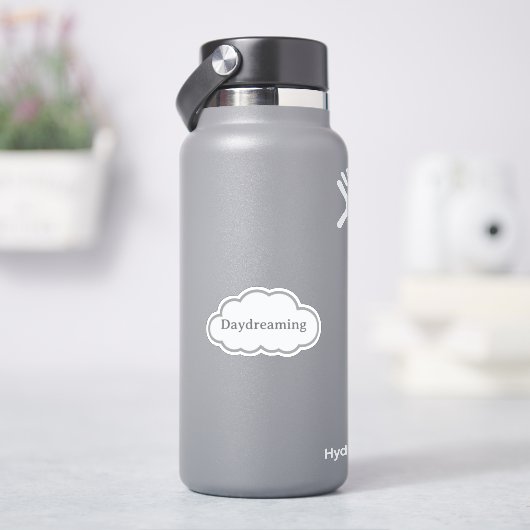 ぼんやり日々 - 共感できる雲のステッカー シール (HydroFlask)