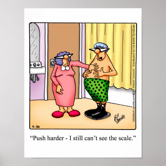 ぽちゃぽちゃぽちゃのユーモアのポスター ポスター (正面)