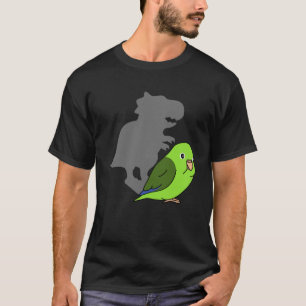 ぽちゃぽちゃぽちゃのレックスかわいいオウムのドードル恐竜 Tシャツ