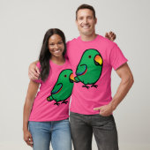 ぽちゃりと太った雄のエクラクトゥスオウム Tシャツ (ユニセックス)