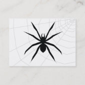 ぽっちゃりしたくも- 名刺 (裏面)