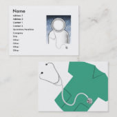 -ぽっちゃりしたごしごし洗います 名刺 (正面/裏面)