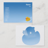 ぽっちゃりしたアヒルちゃん- 名刺 (正面/裏面)