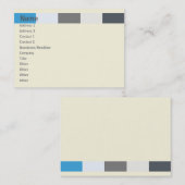 ぽっちゃりしたキュービクル- 名刺 (正面/裏面)