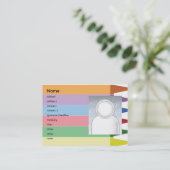 ぽっちゃりしたクレヨン- 名刺 (スタンド正面)