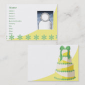 ぽっちゃりしたケーキ- 名刺 (正面/裏面)