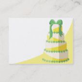 ぽっちゃりしたケーキ- 名刺 (裏面)