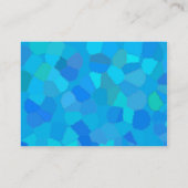 ぽっちゃりしたサイズのプロフィールカード: 霜の降りたなガラス 名刺 (裏面)