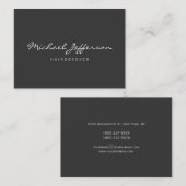 ぽっちゃりしたサイズの美容師プロフェッショナル名刺 名刺 (正面/裏面)