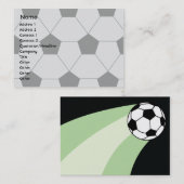 ぽっちゃりしたサッカー- 名刺 (正面/裏面)