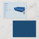 ぽっちゃりしたソファ- 名刺 (正面/裏面)