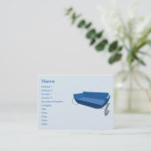 ぽっちゃりしたソファ- 名刺 (スタンド正面)