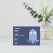 ぽっちゃりしたタコ- 名刺 (スタンド正面)