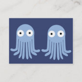 ぽっちゃりしたタコ- 名刺 (裏面)