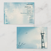 ぽっちゃりしたタワー- 名刺 (正面/裏面)