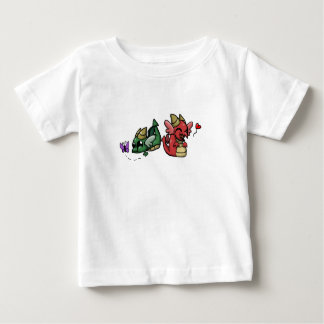 ぽっちゃりしたドラゴン ベビーTシャツ
