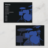 ぽっちゃりしたドラム- 名刺 (正面/裏面)