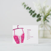 ぽっちゃりしたピンクのLonglinebra - 名刺 (スタンド正面)