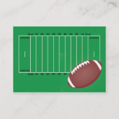 ぽっちゃりしたフットボール- 名刺 (裏面)