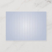 ぽっちゃりしたブルーライン- 名刺 (裏面)