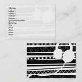 ぽっちゃりしたヘッドホーン- 名刺 (正面/裏面)