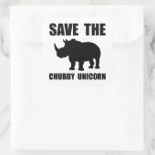 ぽっちゃりしたユニコーンサイ スクエアシール (バッグ)