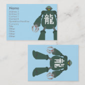 ぽっちゃりしたロボット- 名刺 (正面/裏面)