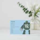 ぽっちゃりしたロボット- 名刺 (スタンド正面)