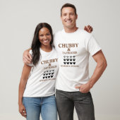 ぽっちゃりした及び髭がある及び素晴らしいティーの人を入れ墨しました Tシャツ (ユニセックス)