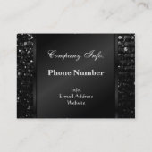 ぽっちゃりした名刺水晶きらきら光るなStrass 名刺 (裏面)