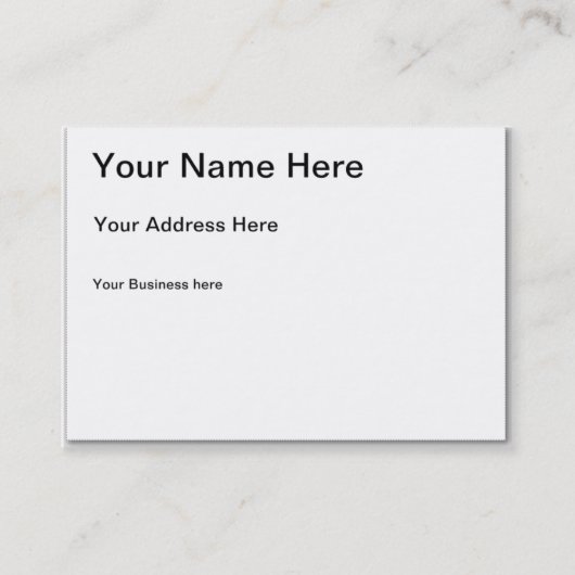 ぽっちゃりした名刺 名刺 (正面)