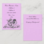 ぽっちゃりした天使の名刺 名刺 (正面/裏面)