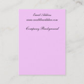 ぽっちゃりした天使の名刺 名刺 (裏面)