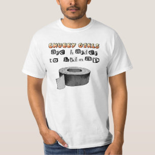 ぽっちゃりした女の子のシャツ Tシャツ