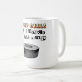ぽっちゃりした女の子のマグカップ コーヒーマグカップ (正面右)