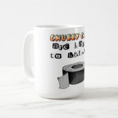 ぽっちゃりした女の子のマグカップ コーヒーマグカップ (正面左)
