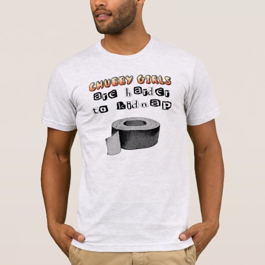 ぽっちゃりした女の子2シャツ Tシャツ (正面)
