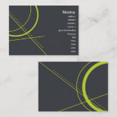 ぽっちゃりした幾何学- 名刺 (正面/裏面)