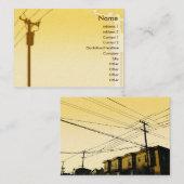 ぽっちゃりした日没- 名刺 (正面/裏面)