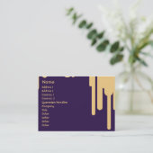 ぽっちゃりした滴り- 名刺 (スタンド正面)