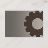 ぽっちゃりした灰色のコグ- 名刺 (裏面)