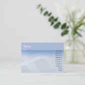 ぽっちゃりした煙- 名刺 (スタンド正面)