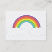 ぽっちゃりした虹- 名刺 (裏面)