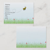 ぽっちゃりした蜂- 名刺 (正面/裏面)